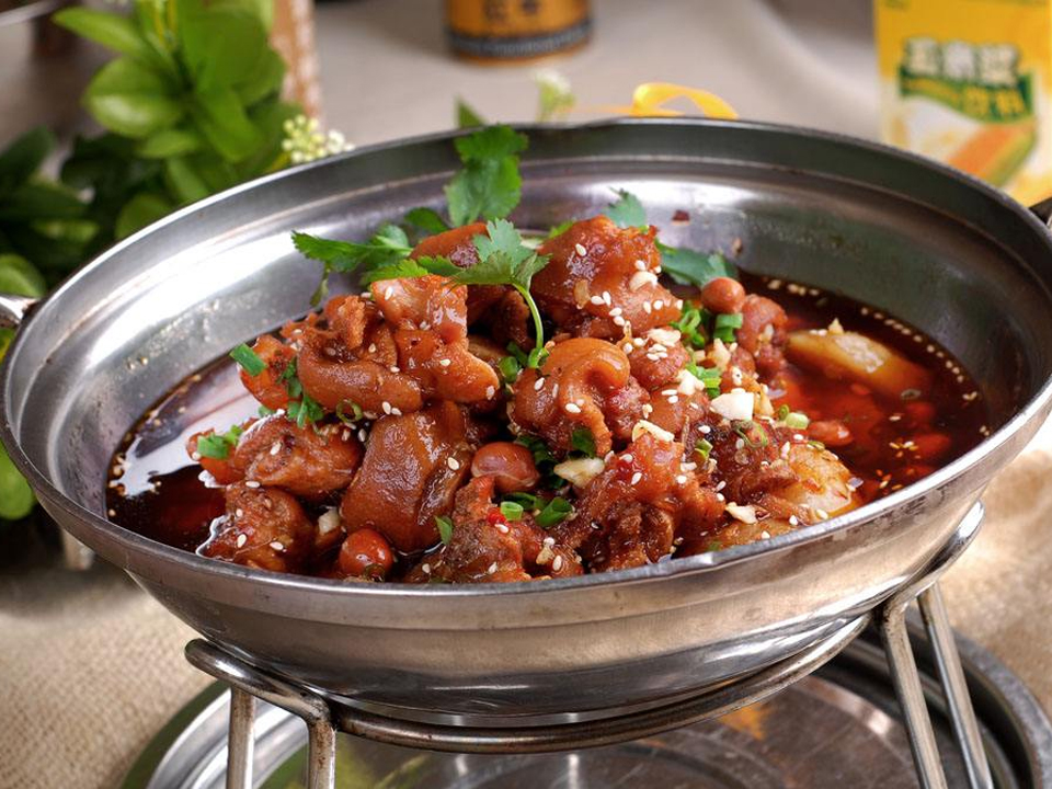 糯香干鍋豬蹄培訓菜品展示1