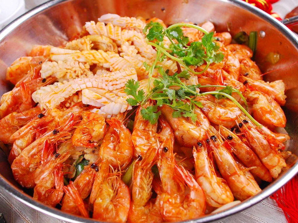 干鍋蝦培訓菜品展示1