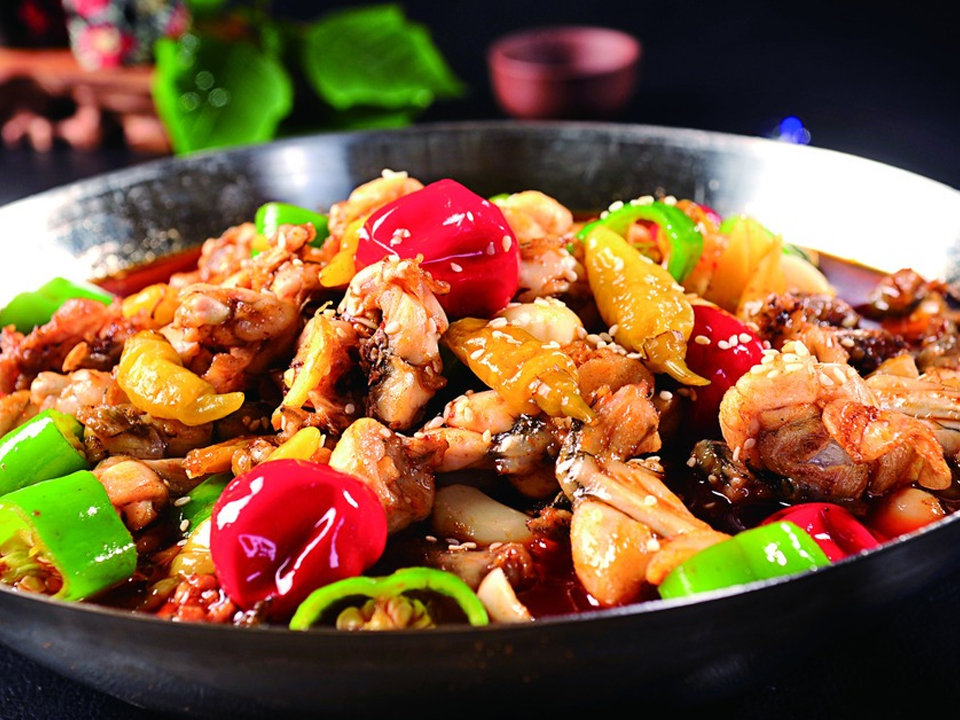 干鍋牛蛙培訓菜品展示3